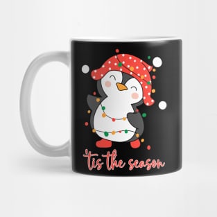 Tis The Season Penguin Mug